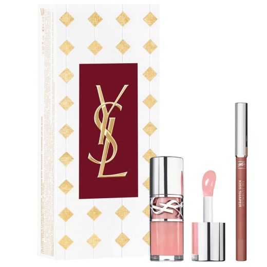 YVES SAINT LAURENT Loveshine Gloss #2 + Mini Lip Liner 01 Set 