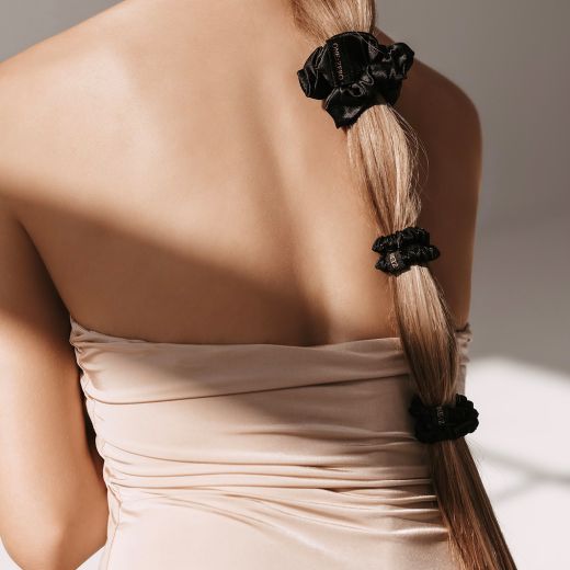 ONE:ZERO Mulberry Silk Scrunchie M Size 