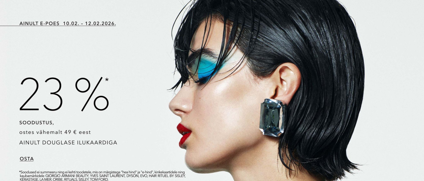 23%* Soodustus, Ostes Vähemalt 49 € Eest Ainult Douglase Ilukaardiga!