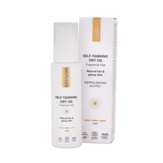 LUUV Self Tanning Dry Oil Dark