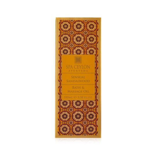 SPA CEYLON AYURVEDA WELLNESS  Sensual Sandalwood Bath & Massage Oil  