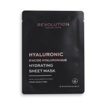 REVOLUTION SKINCARE Biodegradable Hydrating Hyaluronic Acid Sheet Mask 5 Pack