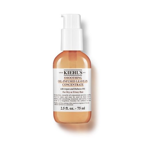 Kiehl's Smoothing Oil-Infused Leave-In Concentrate  (Pūkošanos mazinošs līdzeklis ar argāna un 