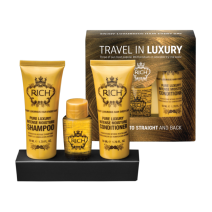 RICH Travel In Luxury Set  (Intensīvi mitrinošu matu produktu komplekts)